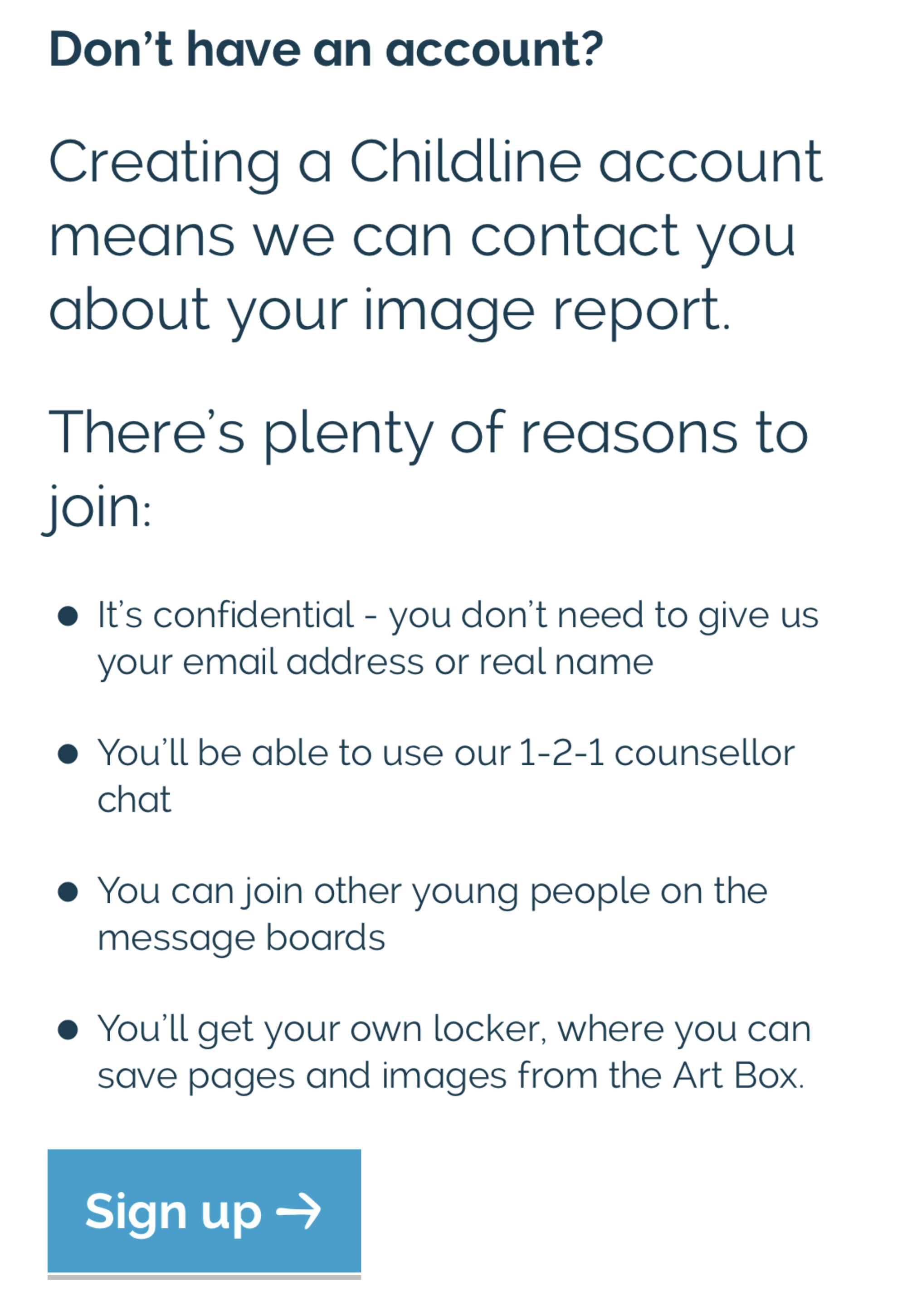 Childline Example Report William Joseph | NSPCC: Developing a user experience that helps young…